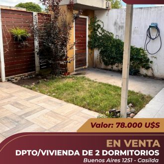 Departamento / Vivienda de 2 Dormitorios